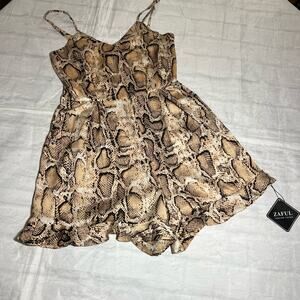 Zaful Snake Romper S NWT